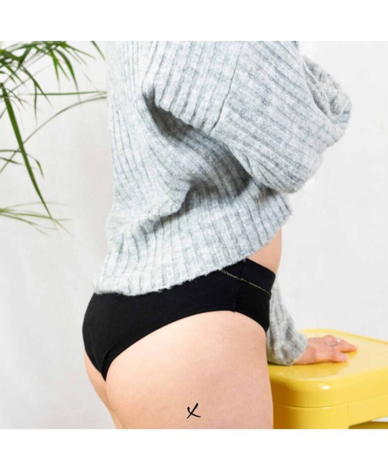 Direct et culottée - Culotte menstruelle BIO en flux Abondant - Fabriquée en France
