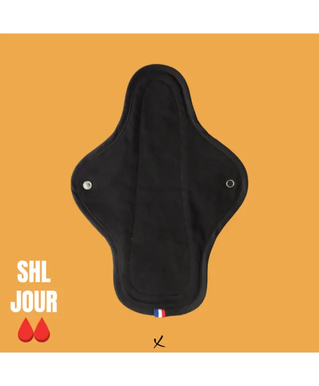 Serviette Hygiénique Lavable JOUR par la marque Direct & Culottée Direct & Culottée - Serviette Hygiénique Lavable JOUR