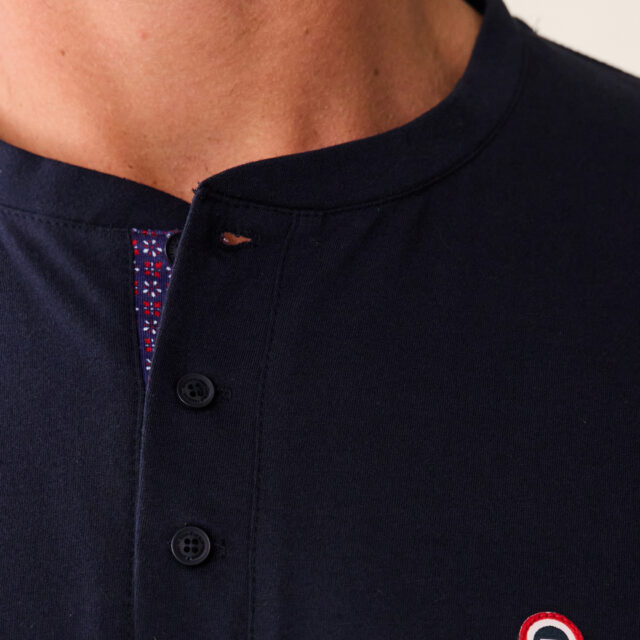 Le Slip Français - Ensemble de pyjama t-shirt et pantalon en coton - 100% Made in France