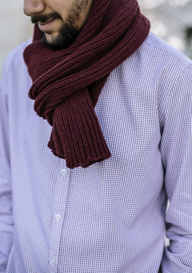 Montlimart - Echarpe Chanterelle Bordeaux