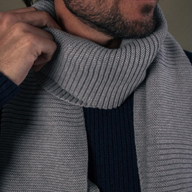 Montlimart - ECHARPE PENSEUR GRIS CLAIR