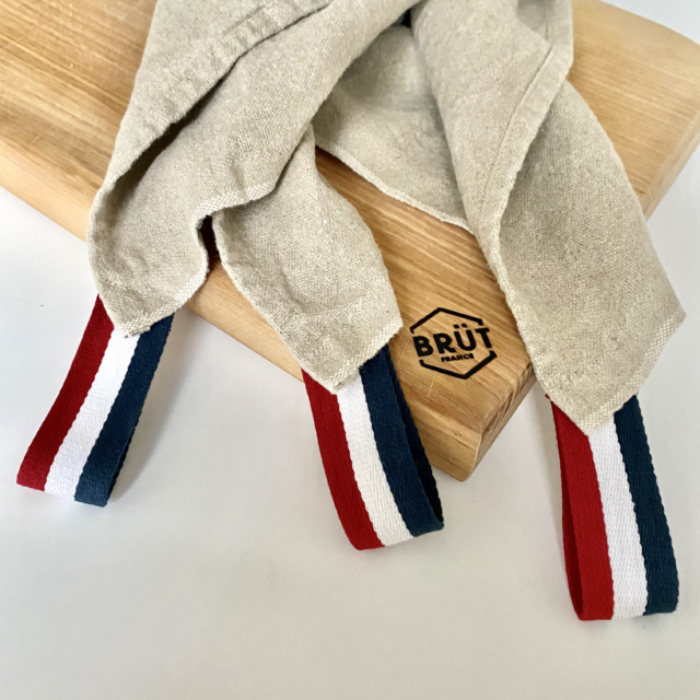 Planches BRÜT - LOT DE 3 TORCHONS lin BBR & Pochette