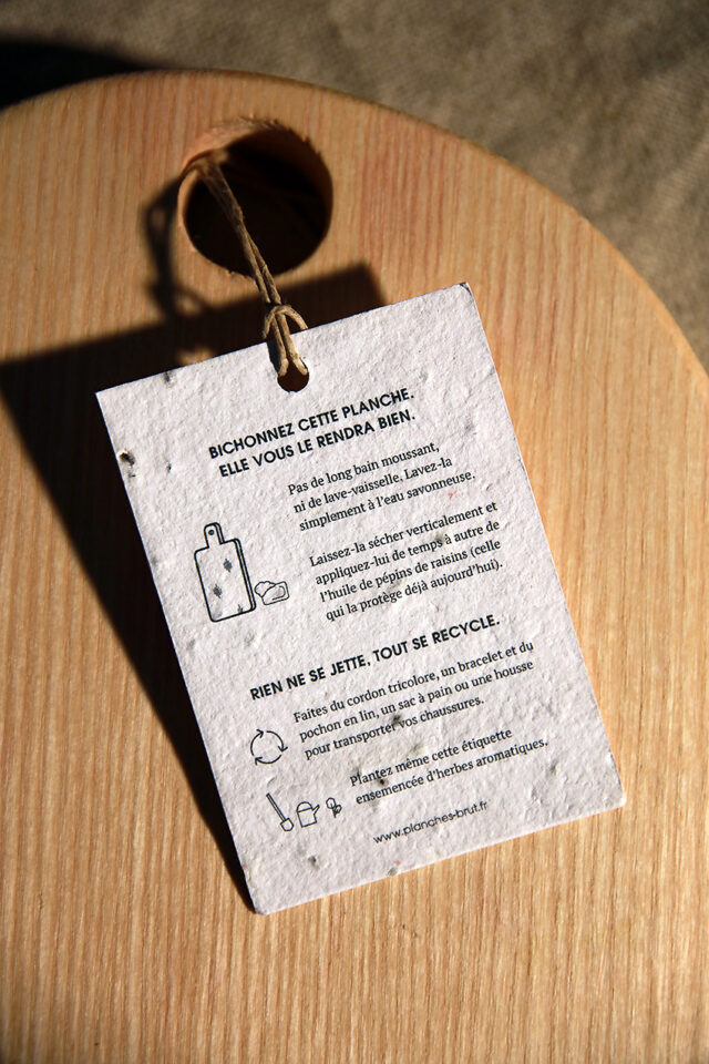 Planches BRÜT - Planche MADELEINE Frêne