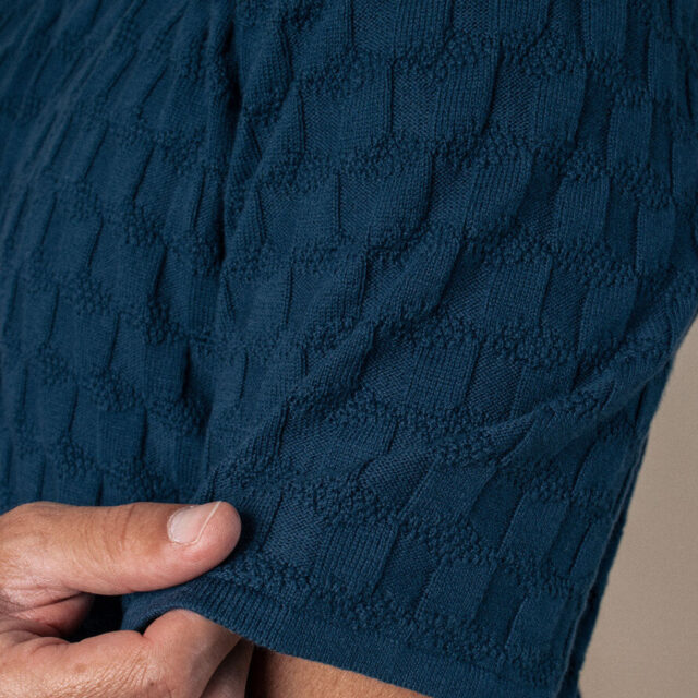 Montlimart - T-SHIRT POLYGONE BLEU