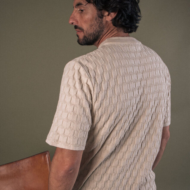 Montlimart - T-SHIRT POLYGONE ECRU