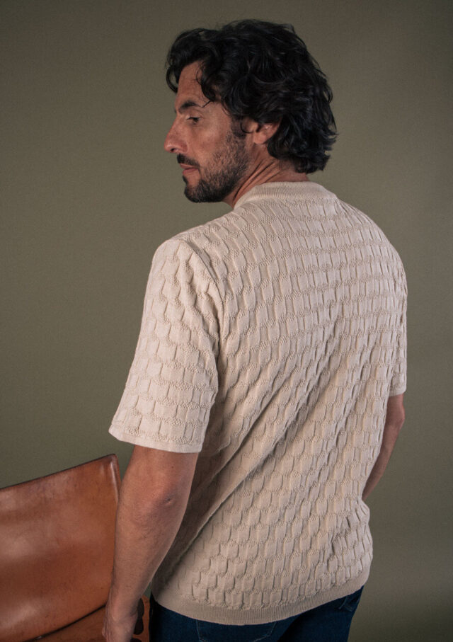 Montlimart - T-SHIRT POLYGONE ECRU