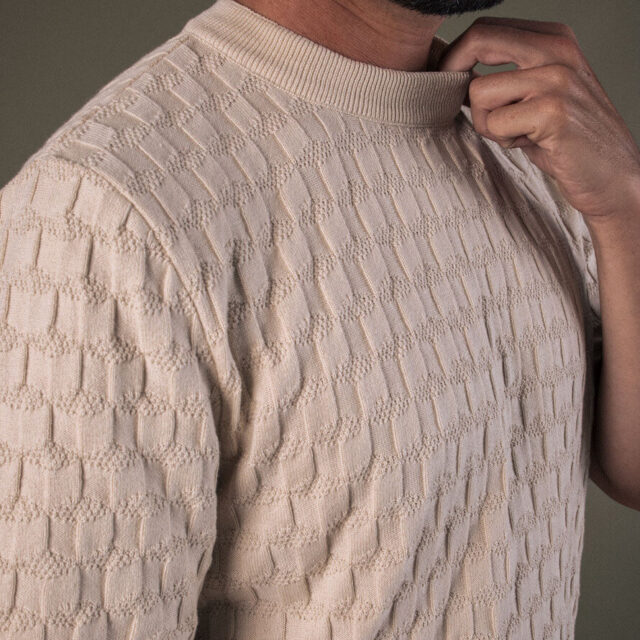 Montlimart - T-SHIRT POLYGONE ECRU