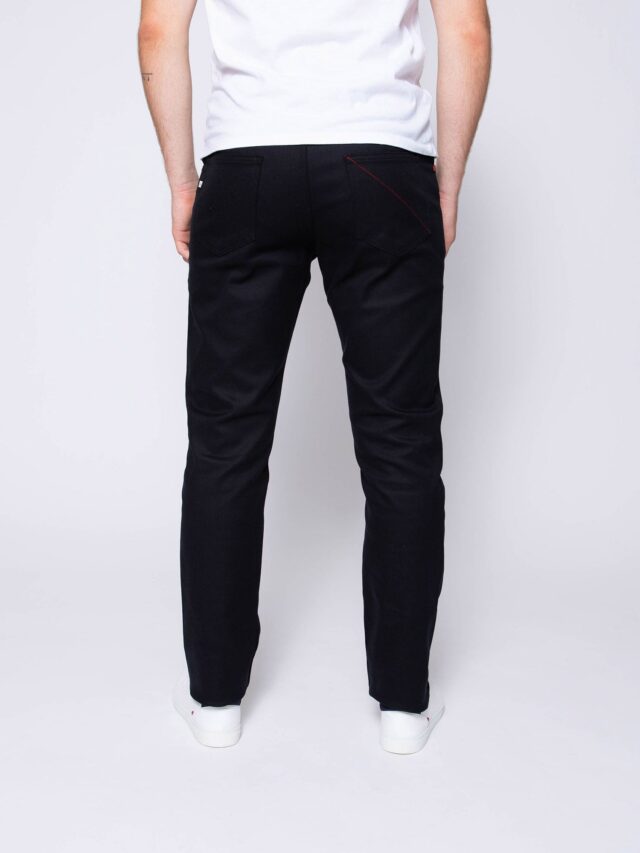 1083 - JEANS AJUSTE 103N LA GENTLE FACTORY coton bio filidenim flex uni noir