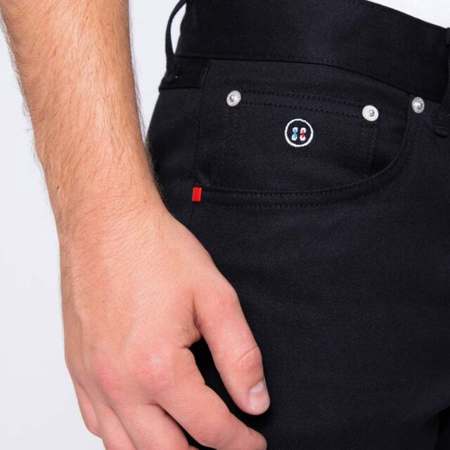 1083 - JEANS AJUSTE 103N LA GENTLE FACTORY coton bio filidenim flex uni noir