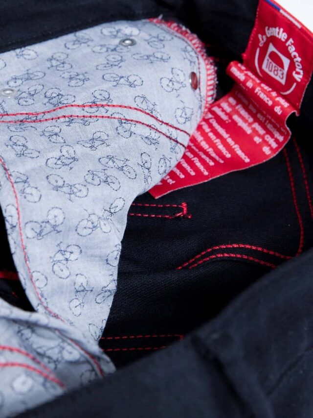 1083 - JEANS AJUSTE 103N LA GENTLE FACTORY coton bio filidenim flex uni noir