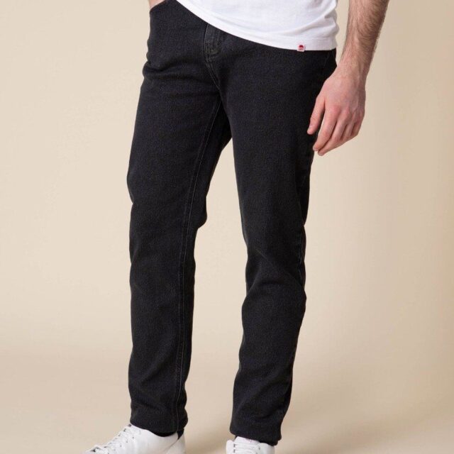 1083 - JEANS AJUSTE 105N DELAVE ATHLETIQUE coton bio superdenim flex noir graphite