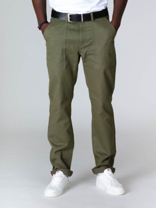 1083 - Pantalon poches plaquees 121n droit