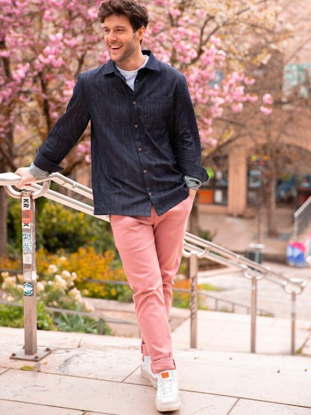 1083 - CHINO AJUSTE 163N coton bio filidenim flex uni quartz Homme