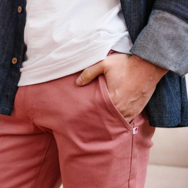 1083 - CHINO AJUSTE 163N coton bio filidenim flex uni quartz Homme