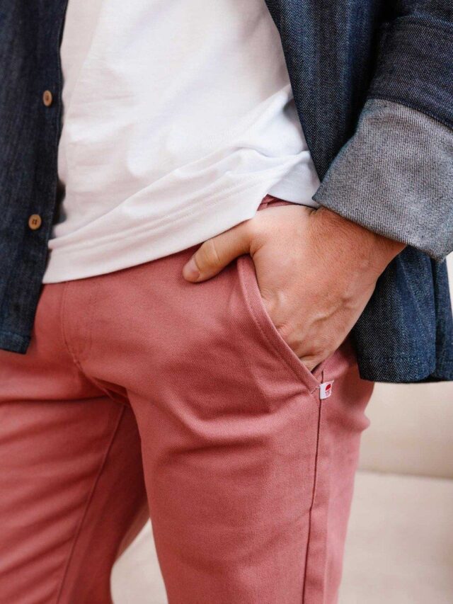 1083 - CHINO AJUSTE 163N coton bio filidenim flex uni quartz Homme