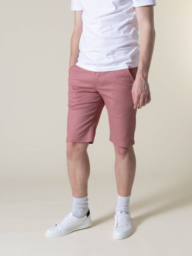 1083 - BERMUDA CHINO AJUSTE 169N coton bio filidenim flex uni rose quartz