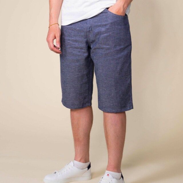 1083 - SHORT LIN DROIT 171N denimoriginal bleu Homme
