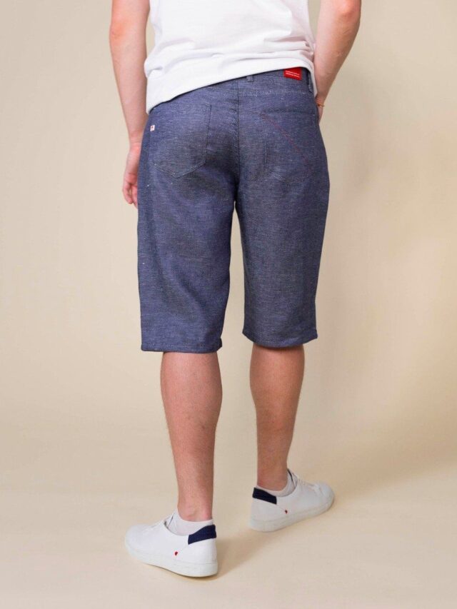1083 - SHORT LIN DROIT 171N denimoriginal bleu Homme