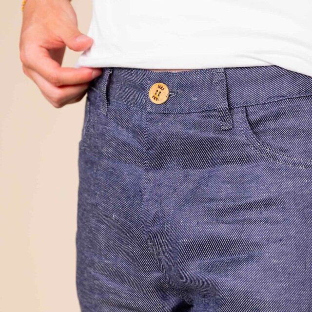 1083 - SHORT LIN DROIT 171N denimoriginal bleu Homme