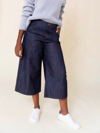 1083 - Jupe culotte jeans 210h