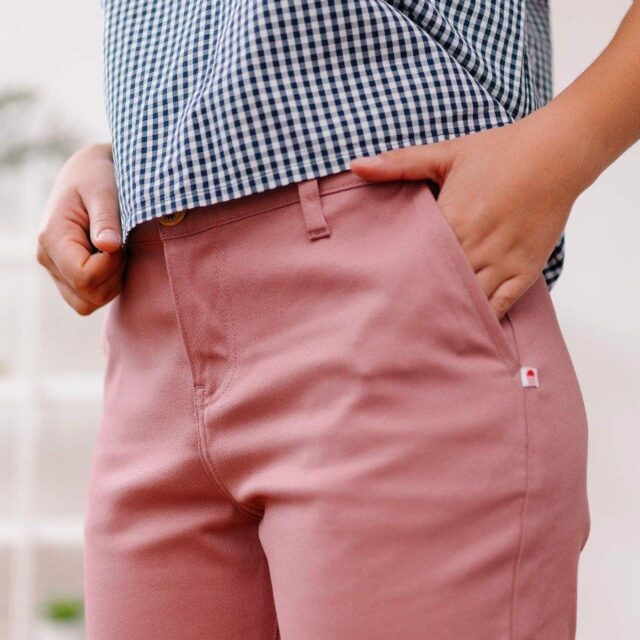 1083 - CHINO AJUSTE 263N coton bio filidenim flex uni quartz Femme