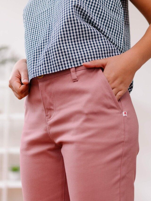 1083 - CHINO AJUSTE 263N coton bio filidenim flex uni quartz Femme