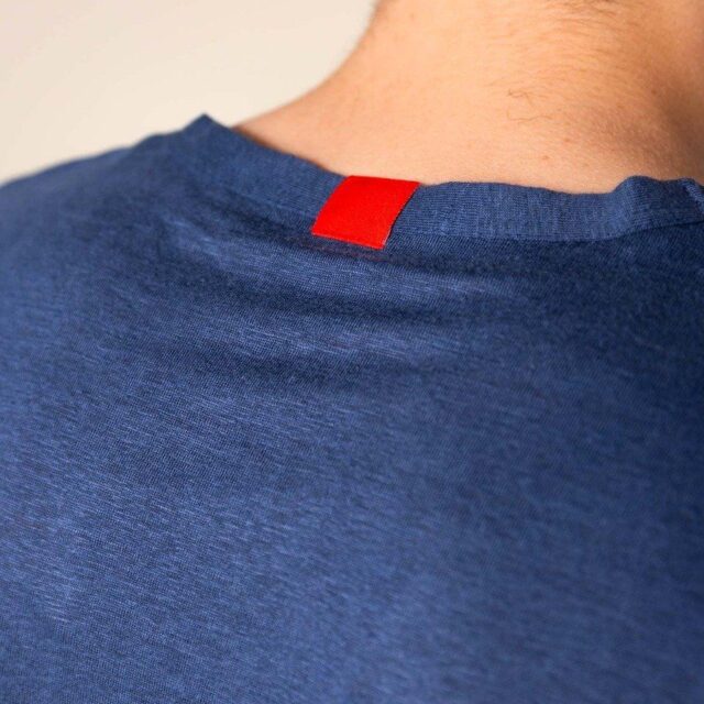 1083 - T-SHIRT LIN 307 LEMAHIEU  bleu Homme