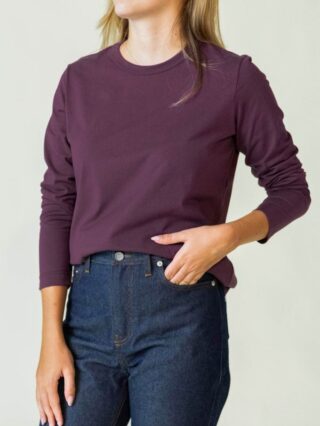 1083 - T-shirt manches longues droit 405 uni
