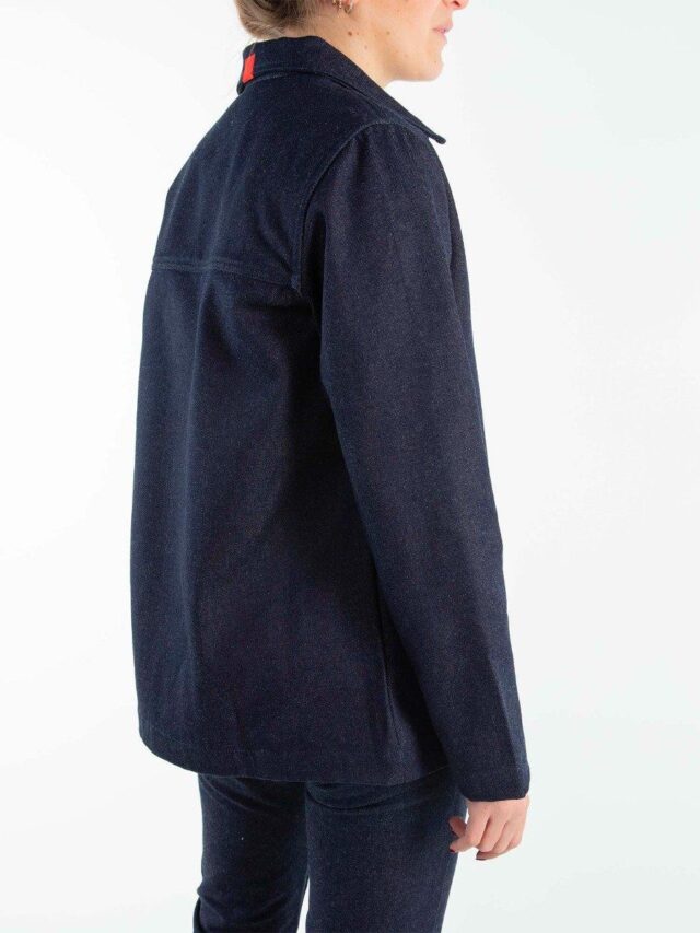 1083 - VESTE JEANS LAINE 603  superdenim indigo brut Femme