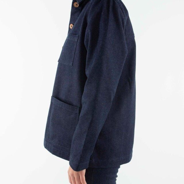 1083 - VESTE JEANS LAINE 603  superdenim indigo brut Femme