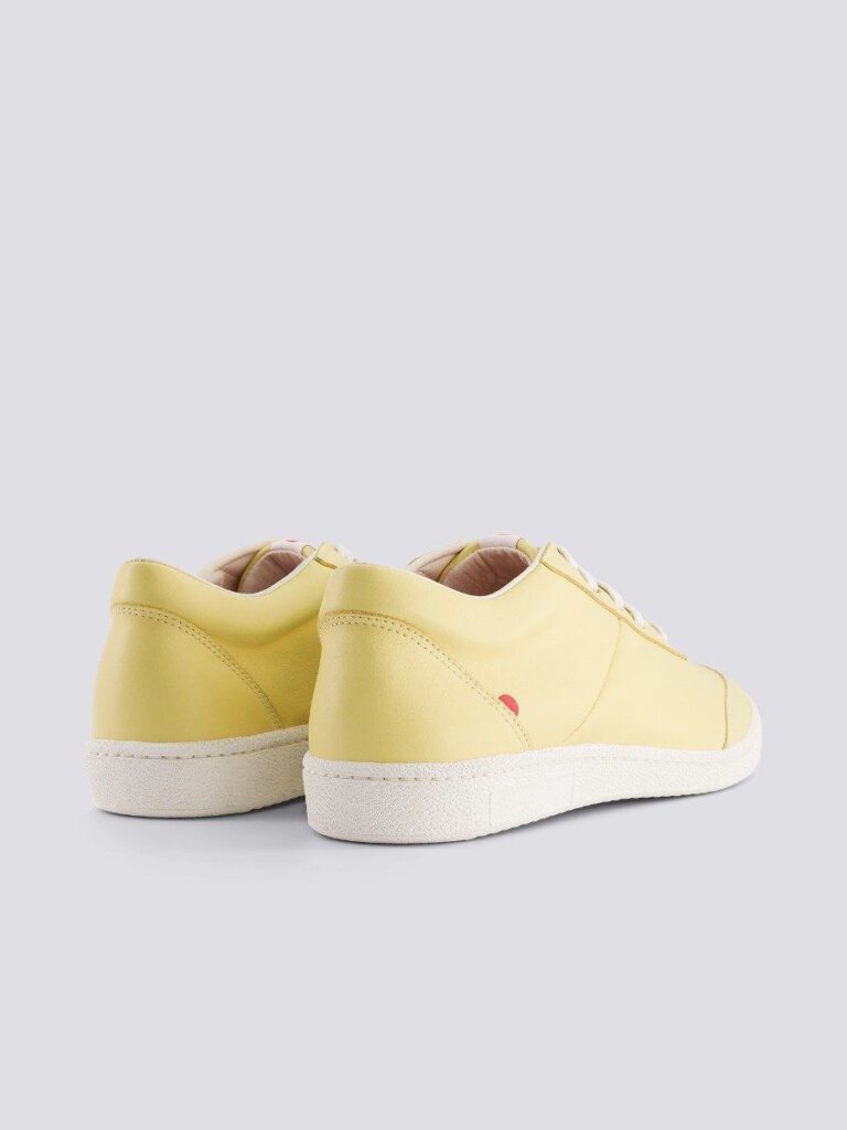 1083 - SNEAKERS 902 cuir jaune pastel Unisexe
