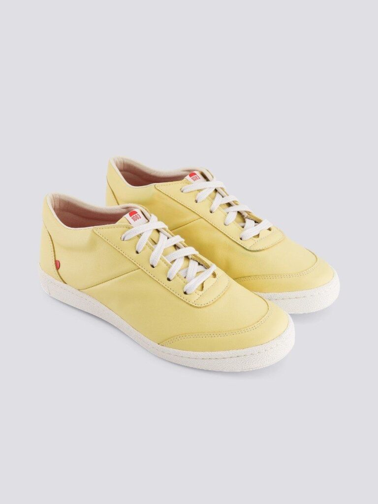 1083 - SNEAKERS 902 cuir jaune pastel Unisexe