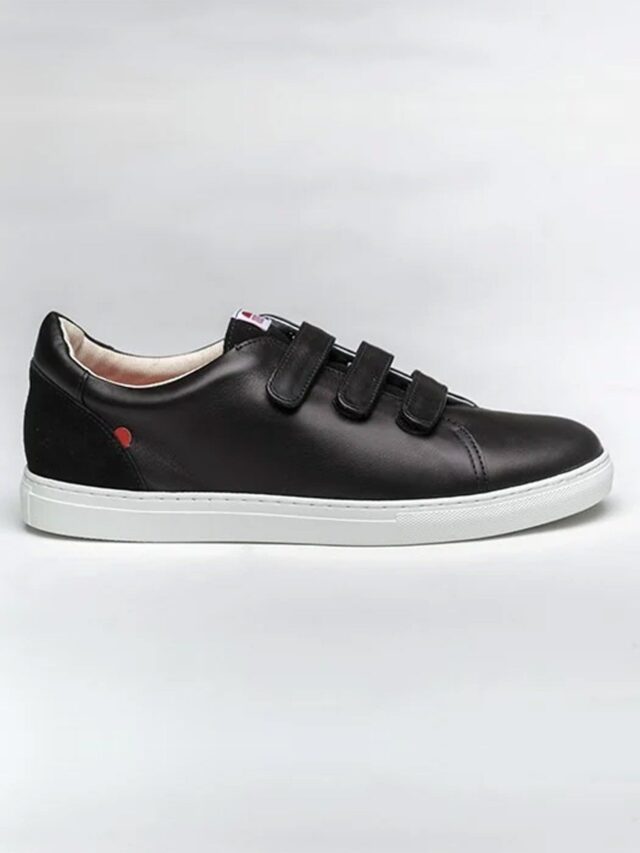 1083 - SNEAKERS 913 cuir noir Unisexe