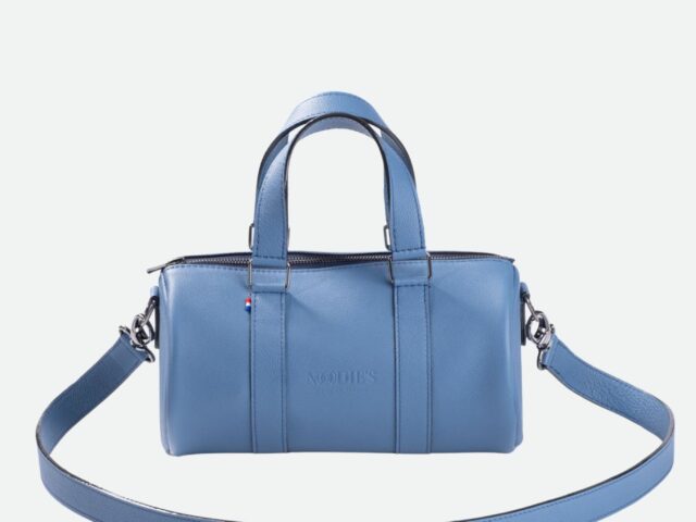Nodie's - Jim - cuir bleu denim grainé