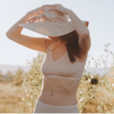 Matins d’avril - ALBERTINE coton bio imprimé Blossom