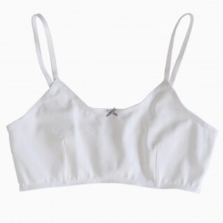 Matins d’avril - Brassière ALICE coton biologique blanc