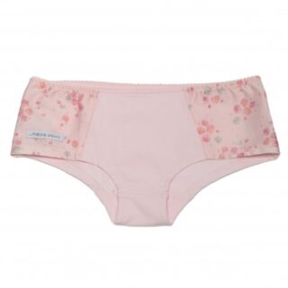 Culotte shorty CAMILLE rose poésie par la marque Matins d’avril Matins d’avril - Culotte shorty CAMILLE rose poésie