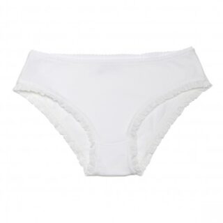 Culotte CONSTANCE blanc nature par la marque Matins d’avril Matins d’avril - Culotte CONSTANCE blanc nature