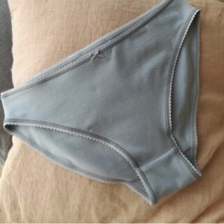 Culotte ÉLISA coton bio GRIS par la marque Matins d’avril Matins d’avril - Culotte ÉLISA coton bio GRIS