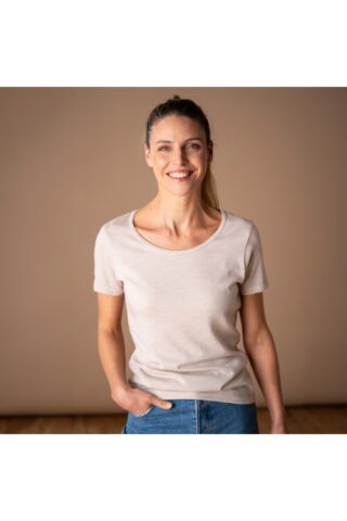 Le t-shirt Propre - Le t-shirt en Laine Mérinos  Beige