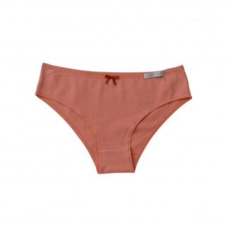 Culotte LÉA coton bio abricot par la marque Matins d’avril Matins d’avril - Culotte LÉA coton bio abricot