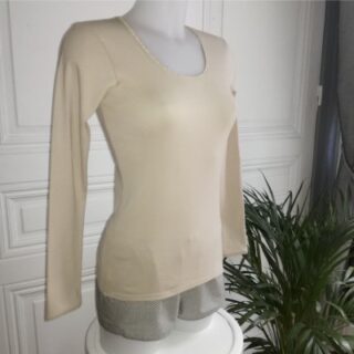 Tee-Shirt COSY SABLE 100% coton bio par la marque Matins d’avril Matins d’avril - Tee-Shirt COSY SABLE 100% coton bio