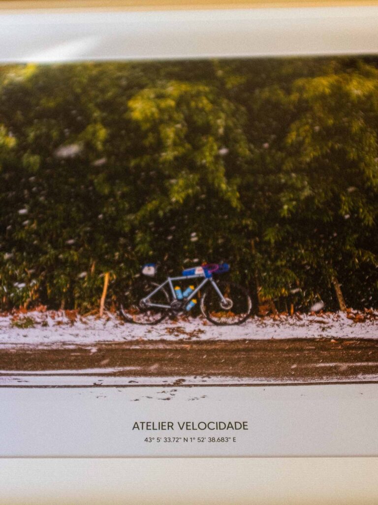 Atelier Velocidade - Photo 50x70 Bikepacking – Affiche nº 1