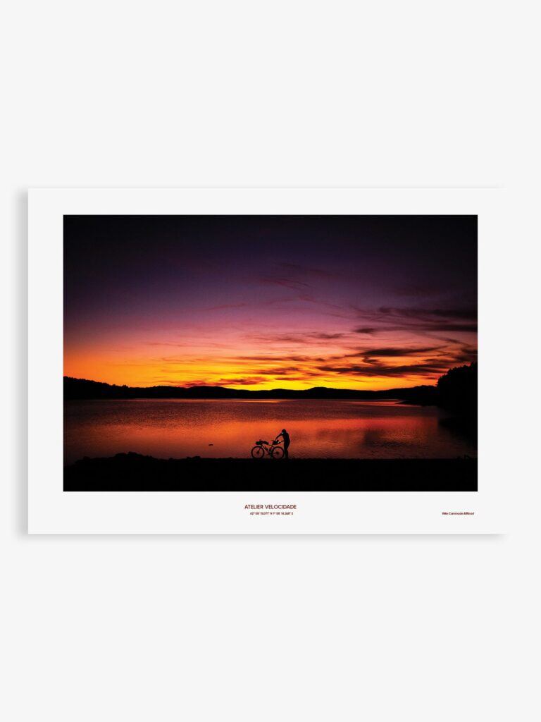 Atelier Velocidade - Photo 50x70 Bikepacking – Affiche nº 1