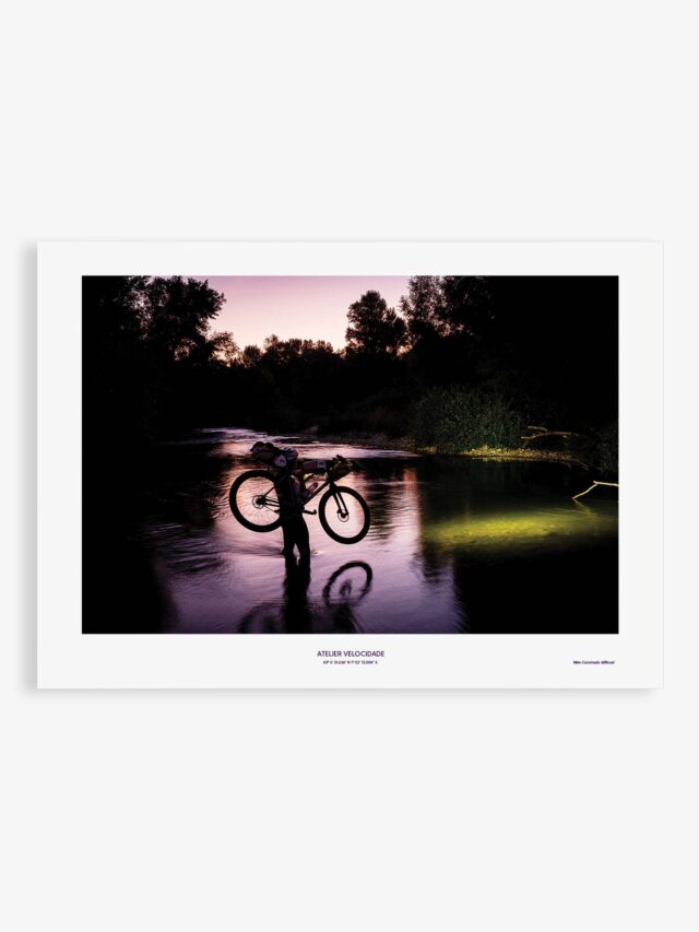 Photo 50×70 Bikepacking par la marque Atelier Velocidade Atelier Velocidade - Photo 50×70 Bikepacking