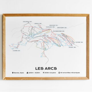 The Post Trace - Affiche Station Les Arcs