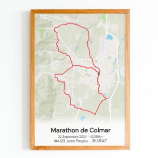 The Post Trace - Marathon de Colmar