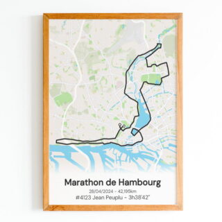 The Post Trace - Affiche Marathon de Hambourg