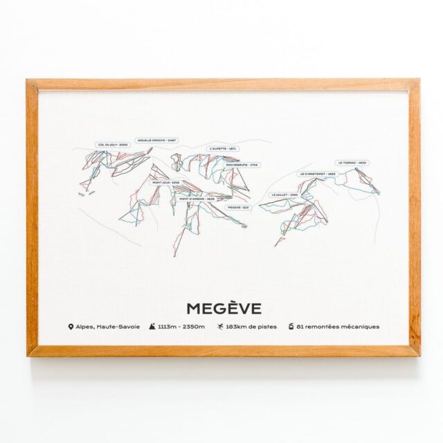 The Post Trace - Affiche Station Megève