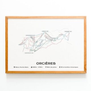 The Post Trace - Affiche Station Orcières Merlette